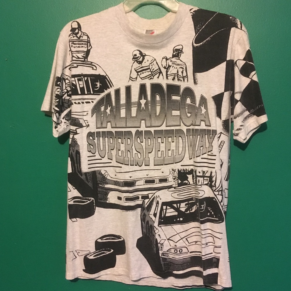 NASCAR vintage Talledega Graphic Tee Shirt EPIC